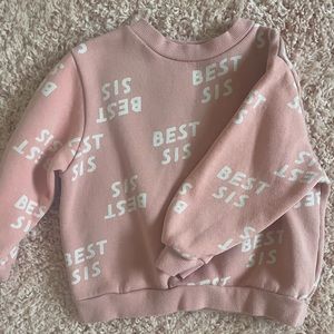 “Best sis” hm toddler sweater